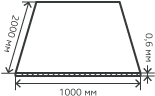 Лист нержавеющий  0,6х1000х2000  мм.  AISI 304 (08Х18Н10) холоднокатаный,  матовый